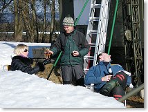 Spokojený výraz Lukáše OK1MHW svědčí o dobré kvalitě tuzemáku značky DRAK