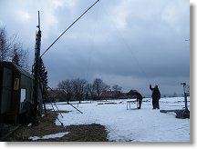 Sklápíme hlavní stožár