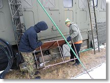 Stůl coby tradiční podpěra stožáru