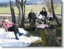 Iva, Lukáš OK1MHW a Honza OK1JD