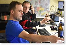 Dialog mezi hlavním a pomocným pracovištěm