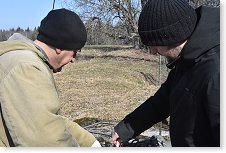 Vláďa a Honza montují