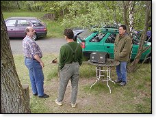 Přijel se podívat i Eda OK1HEH s XYL.