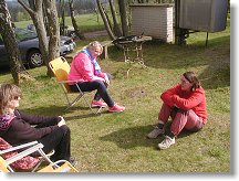 Dámský klub - Iva XYL OK1FRD, Linda YL OK1CMA a Hanka XYL OK1MHW