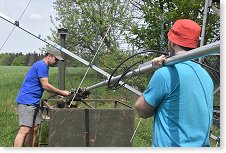 Lukáš OK1MHW zavádí koax