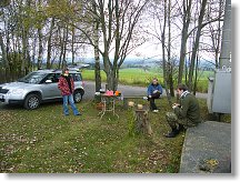 Poslední chvilky před závodem