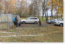 Lukáš coby polní fotograf