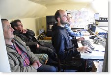 Začátek závodu v hamovně