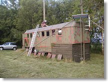 Střechu jsme natřeli už před zimou