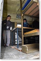 Shnilé desky odstraněny