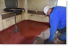 Nátěr podlahy