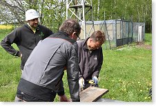 Výroba nového schůdku