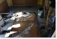 Stropní obklad z hamshacku