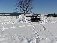 A ještě pohled od trianglu na naše QTH                                                                                                                  