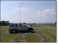 Já do činnosti obou juniorů nijak nezasahuji a raději využívám karimatku vedle auta