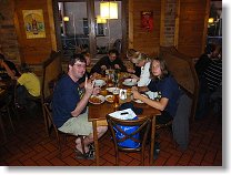 Závěr večeře a zároveň celého setkání Holice 2010