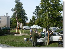 Blešák v náhradních prostorech