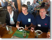 Josef OK1SRD, Honza OK1JD a Ivan OK1PI