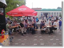 Pohled od čerpací stanice