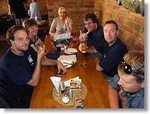 Honza OK1JD, Iva, Linda Martin OK1CMA, Ivan OK1PI a Petr