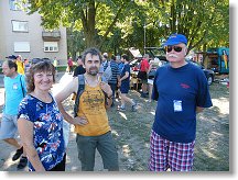 Iva, Péťa OK1FRG, Láďa OK1FRD