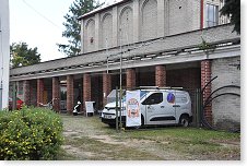 Stará sokolovns s firemní prezentací