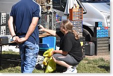 Jarda, kamarád z QRLu, u oblíbených měřáků