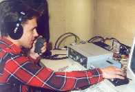 Lukáš OK1MHW v akci (37kB)