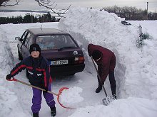Péťa je sice nejmladší člen teamu, ale práce odvedl za dva.....                                                                                                                     