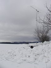 Zase problém, aby při otáčení nevadily větve stromu, naštěstí je to OK