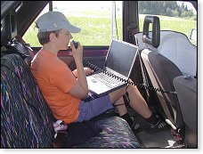 Honzík OK1JDR během květnového provozáku