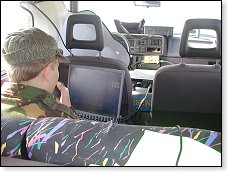 Honzík OK9JDR v plné práci