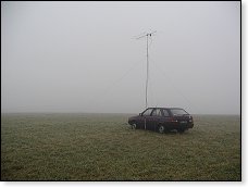 Mlha jak na blatech, ale na tu bídu to docela chodilo. Sice skoro nic z 9A, ale zato přišli I a DL stanice