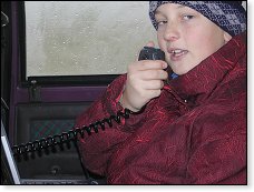 Bylo dost nevlídno a i když v autě nefoukalo Honza se musel dost nabalit, protože v autě netopíme.