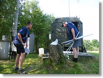 Stavba venkovního pavilónu