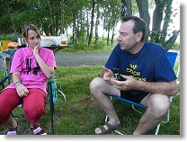 Katka (OK1FCR team) a Ivan OK1PI