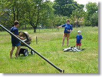 OK1MHW team se chystá budovat obydlí