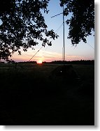 Nad Vestcem zapadá sluníčko