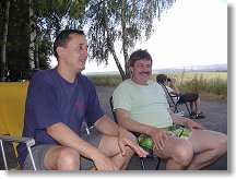 Láďa OK1FCR a Míla OK3MR