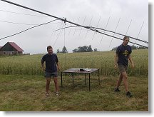 Chystá se vztyčení M2 - OK1MHW, OK1JD
