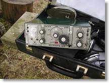 Libor presentuje QRP TRX přibastlený do RXu Pionýr