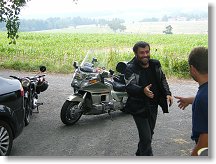 Milá návštěva OK1MX a jeho Goldwing 1500