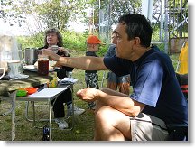 Láďa OK1FCR je zastáncem sladkých snídaní