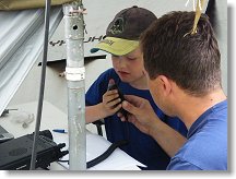 OK1MHW zaučuje Vojtíška na 70cm