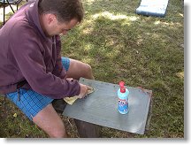 Příprava desky cti