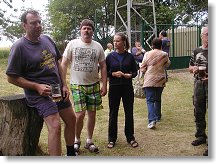 Ivan OK1PI a Míla OK3MR s dcerou Lenkou