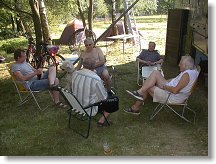 Pavel OK1DNZ, Aronek + Vláďa OK1SVB, Vašek OK1FAI a Pepa OK1VKC