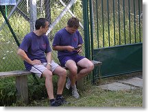 Láďa OK1FCR a Lukáš OK1MHW