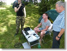 Honza OK1JD, Pavel OK1DNZ a Jarda OK1IOA