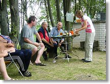 Edovo bříško, Martin OK1CMA, Libor OK1FPL, Václav OK1WVL a Iva